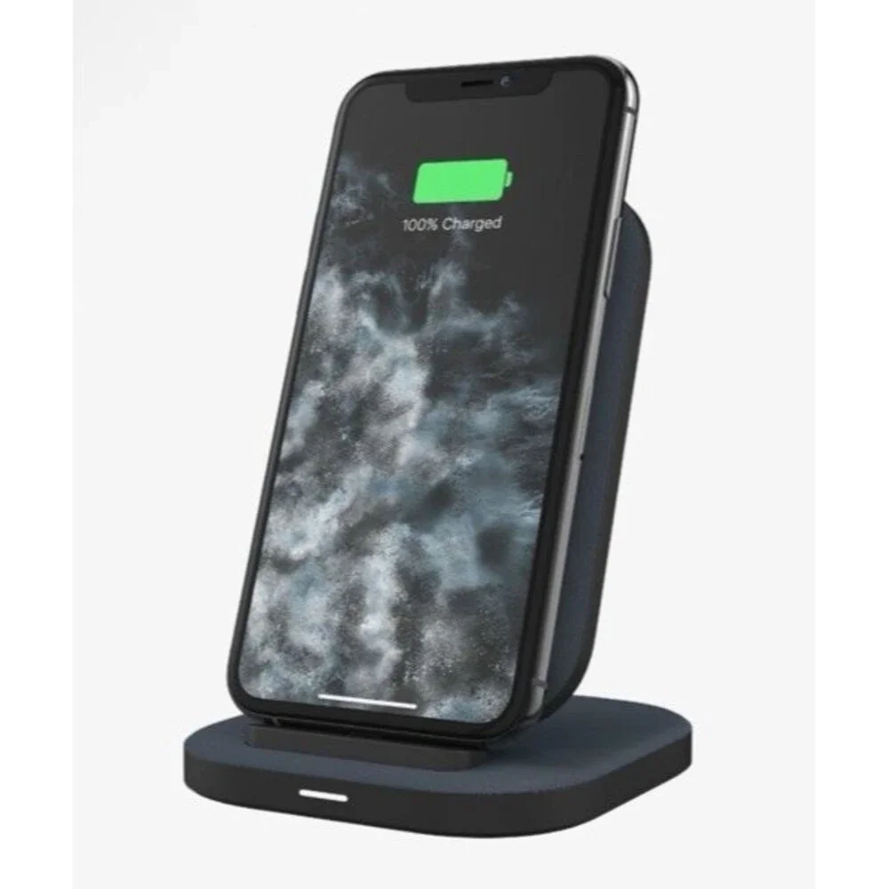 Zagg Mophie 15W Qi Fast Wireless Charging Stand Adapter Black